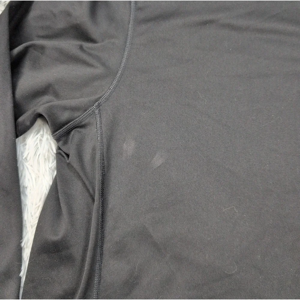 The North Face Sweatshirt Mens XXL Black Half Zip Outdoors Comfort Construction